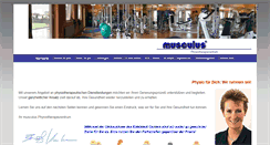 Desktop Screenshot of musculus-physiotherapiezentrum.de